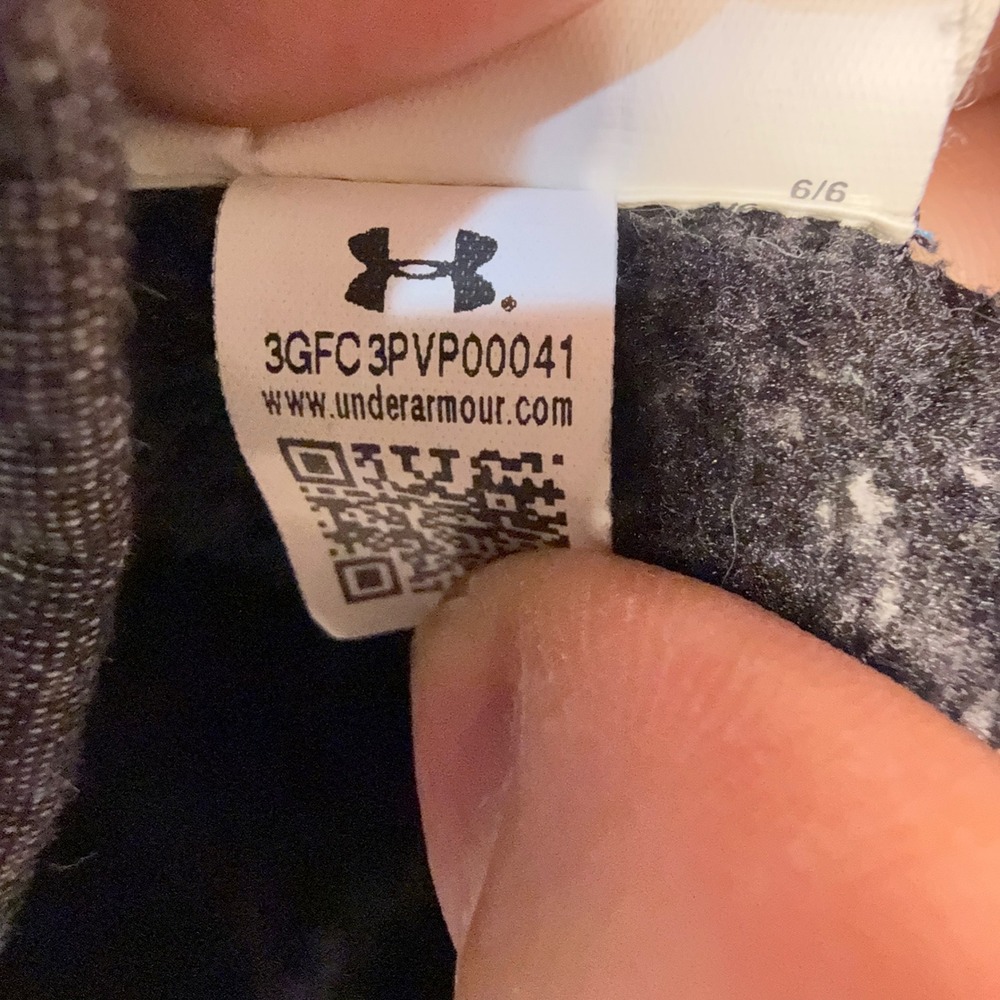 Under Armour Quarter Zip Pullover Size Small ColdGear Fitted Gray 1311210 - Picture 7 of 8